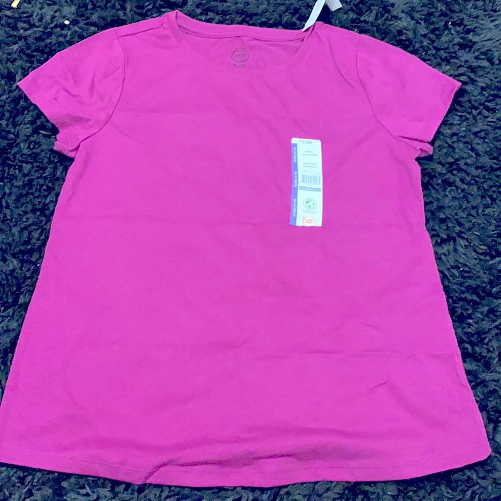 Purple very soft extra large T-shirt for girls